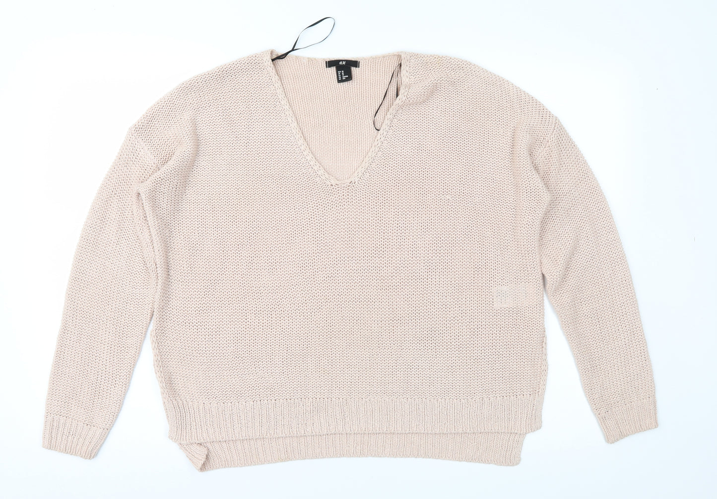 H&M Womens Pink  Knit Pullover Jumper Size XS