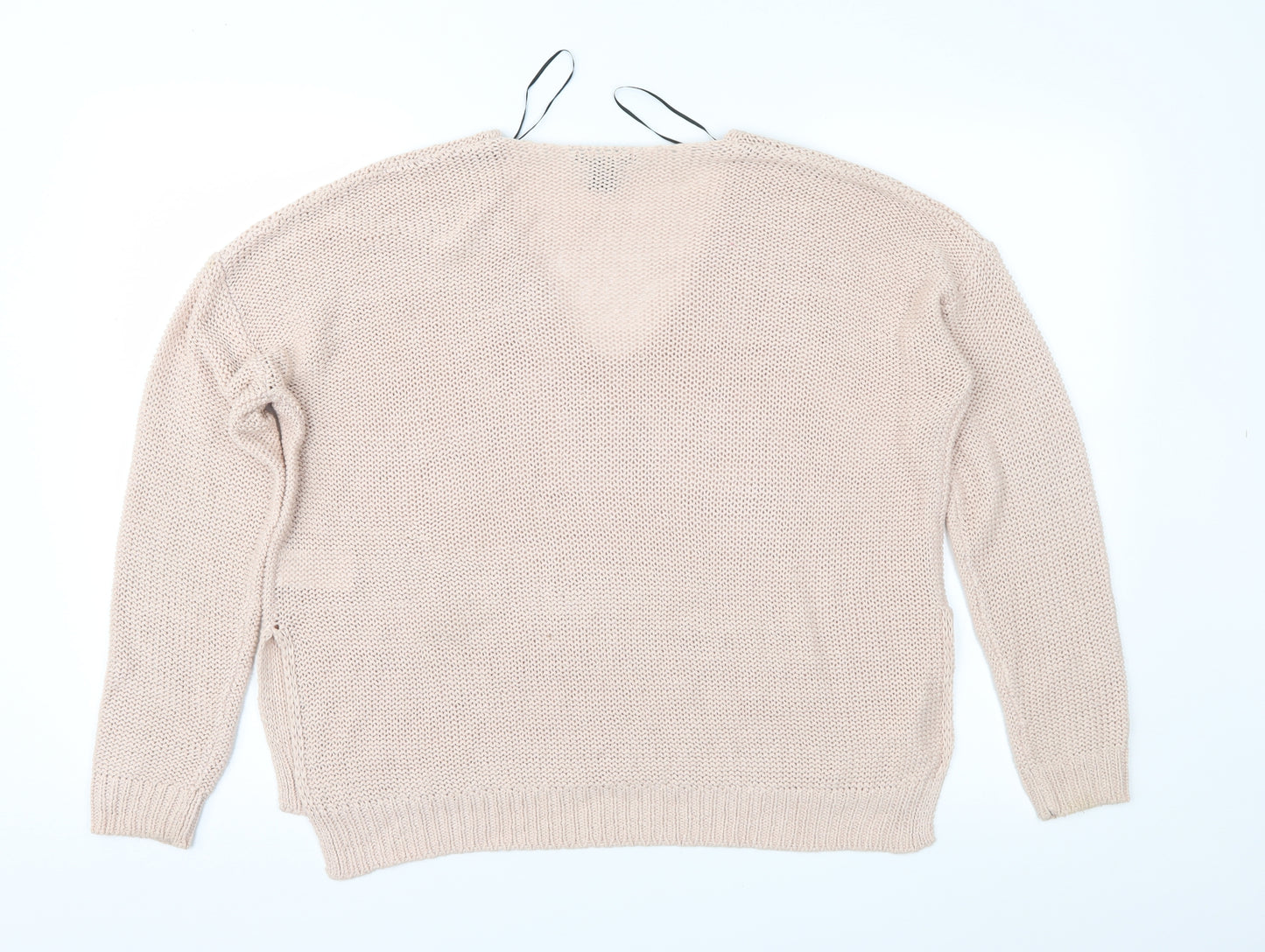 H&M Womens Pink  Knit Pullover Jumper Size XS