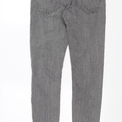 Primark Mens Grey  Denim Skinny Jeans Size 32 in L32 in