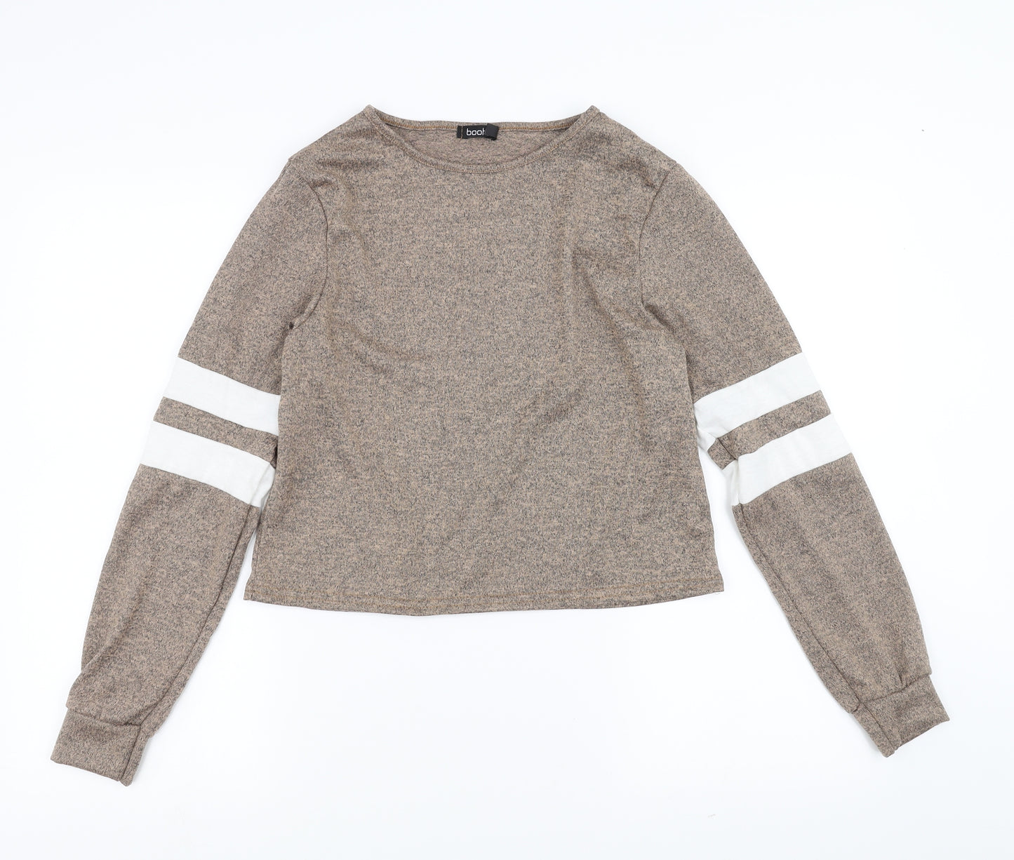 Boohoo Womens Brown   Pullover Jumper Size M
