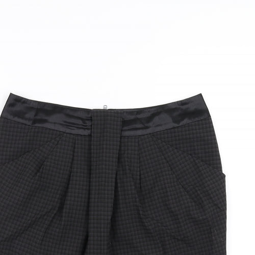 NEXT Womens Black Check  Straight & Pencil Skirt Size 10