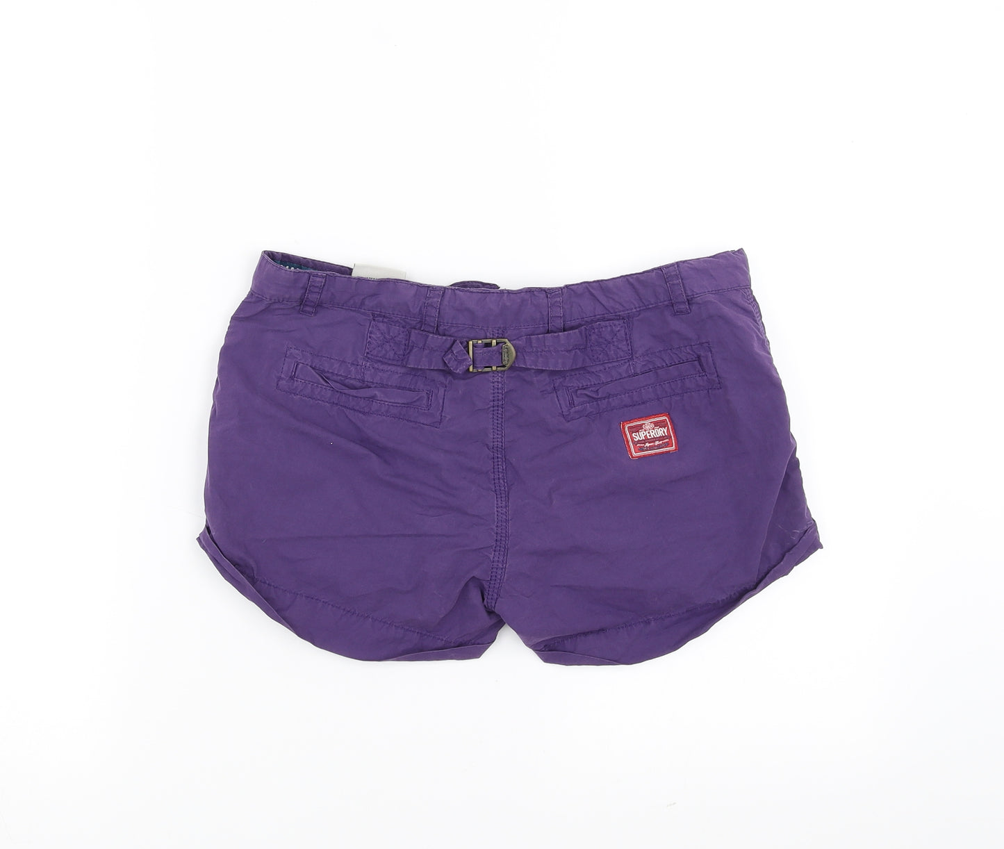 Superdry Womens Purple   Hot Pants Shorts Size XS