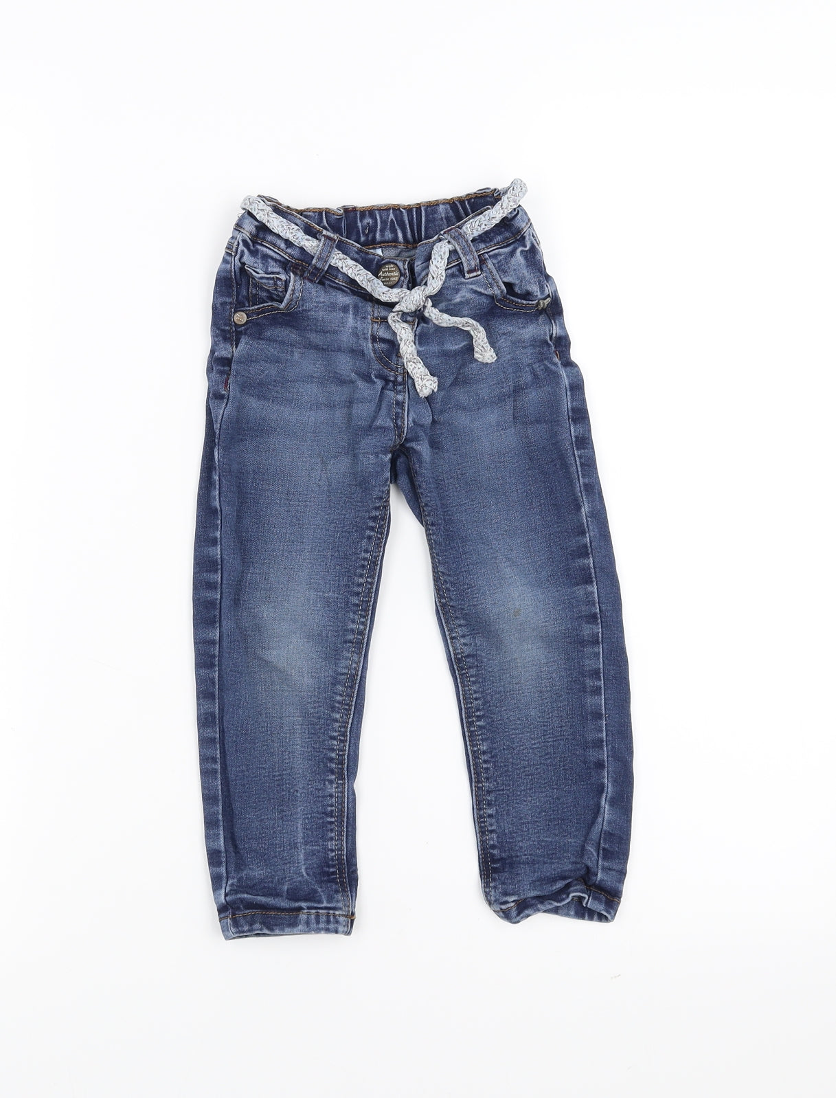 NEXT Girls Blue  Denim Straight Jeans Size 2-3 Years