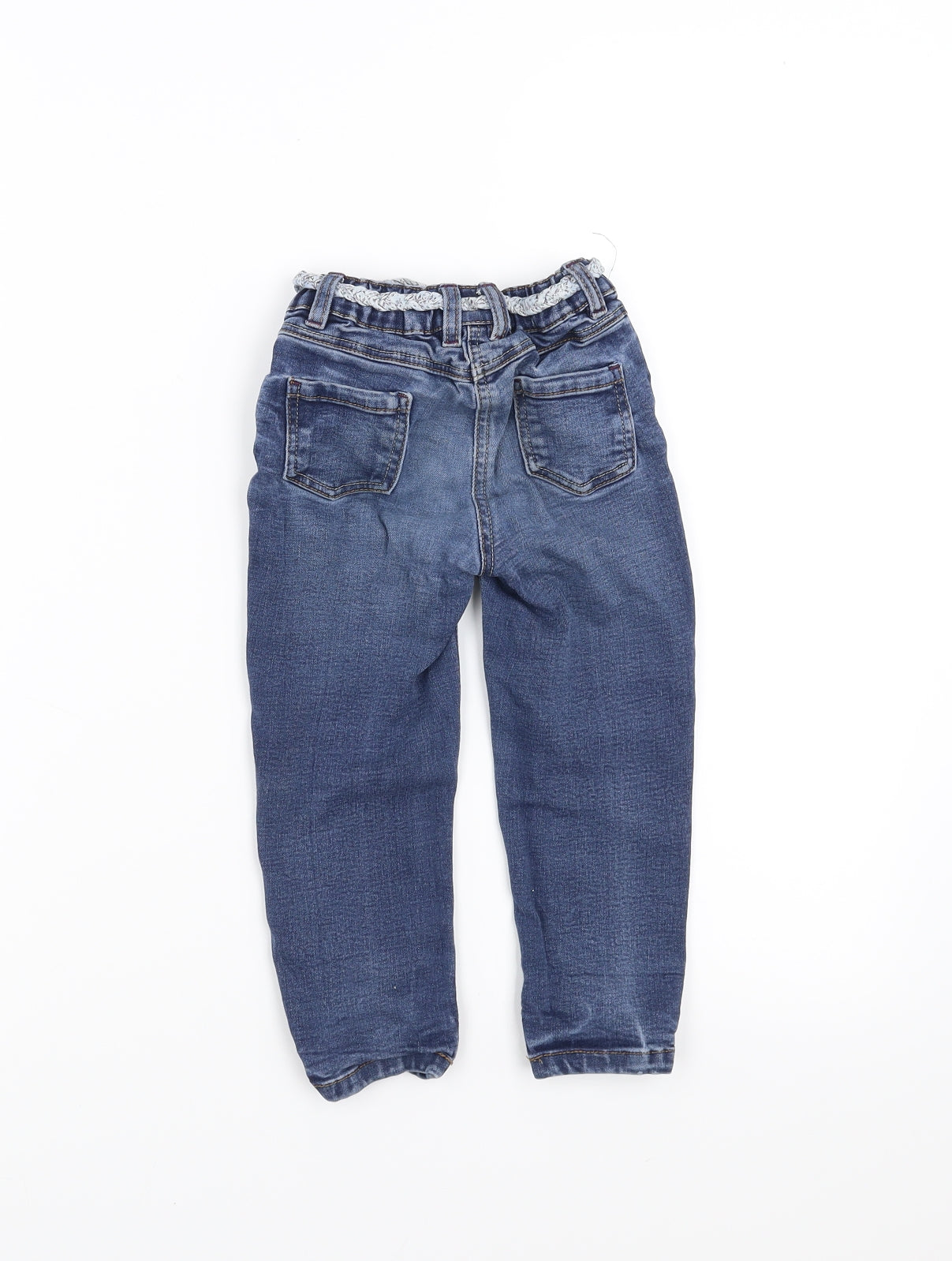 NEXT Girls Blue  Denim Straight Jeans Size 2-3 Years