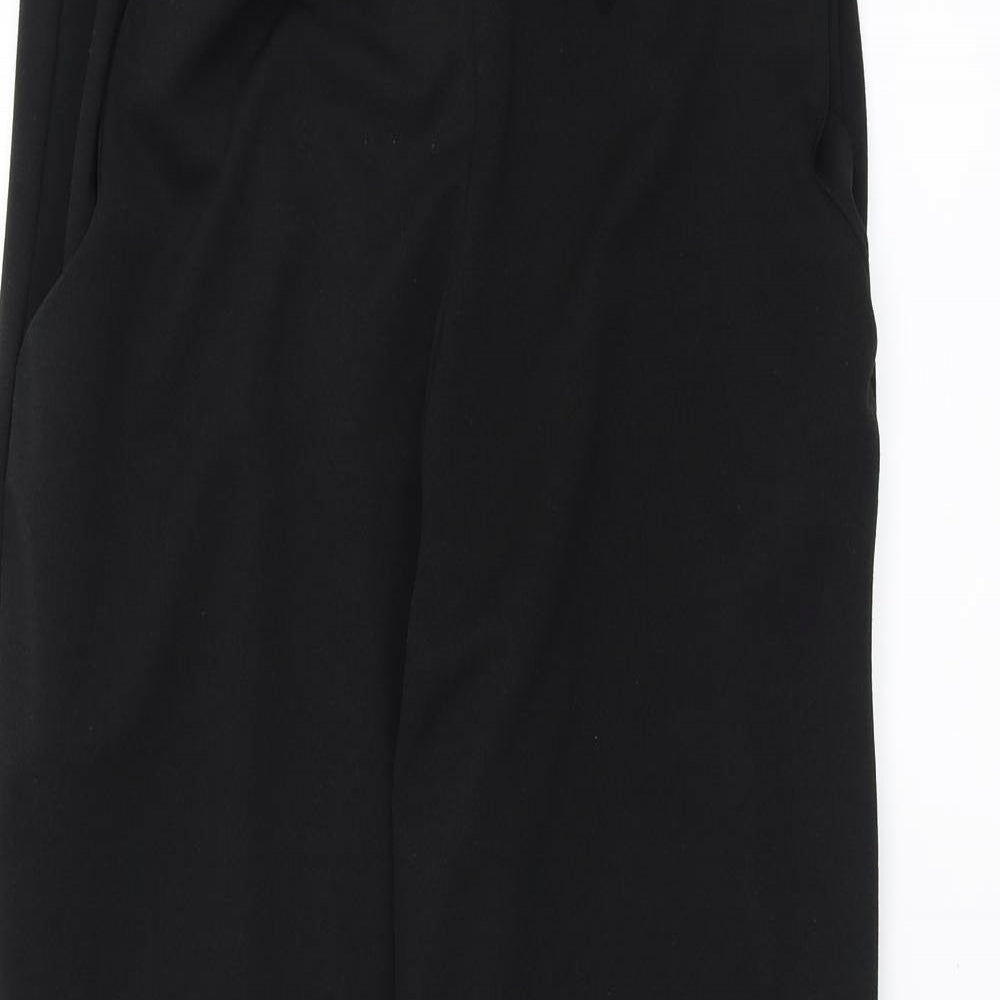 Quiz Womens Black   Trousers  Size 12 L28 in
