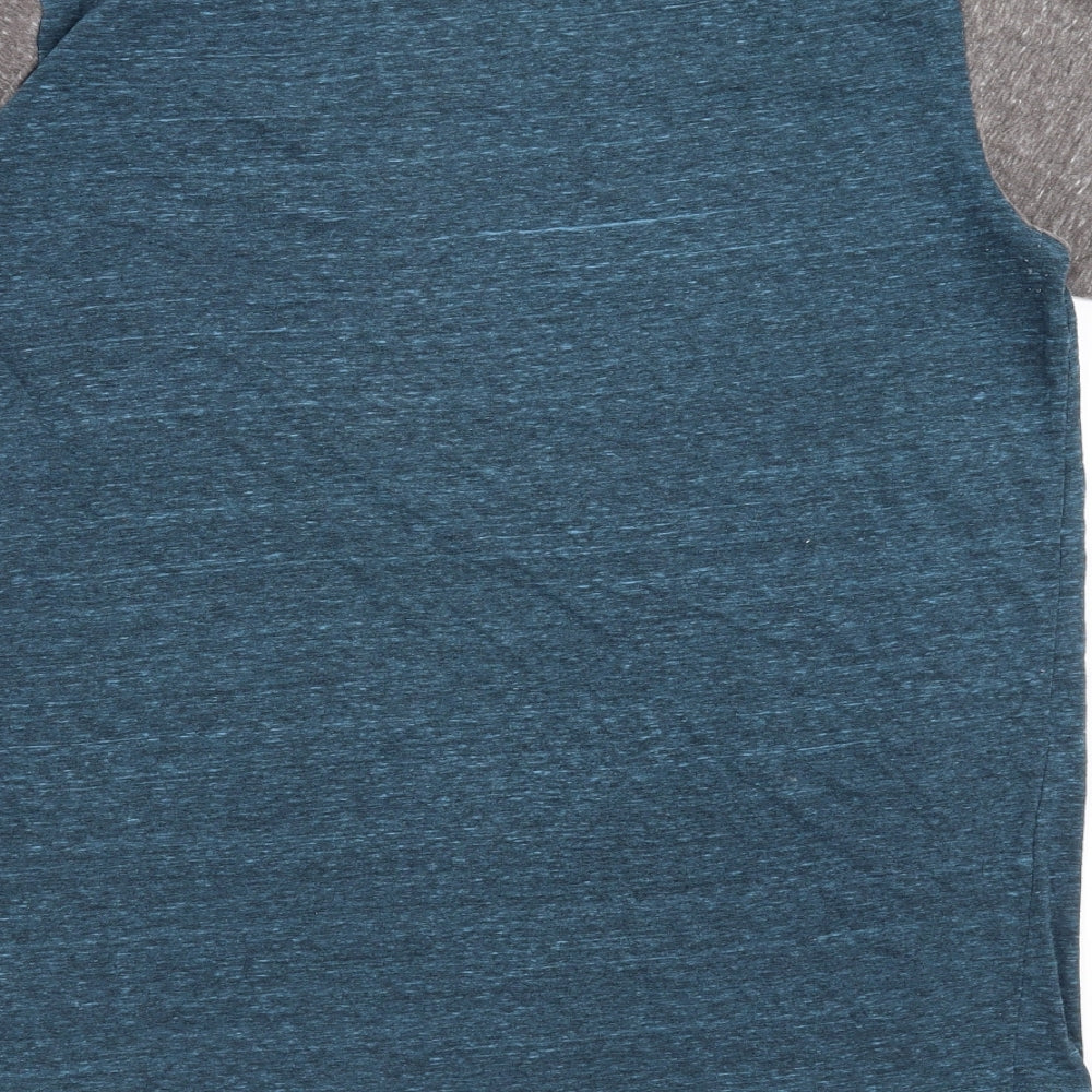Easy Mens Blue    T-Shirt Size L
