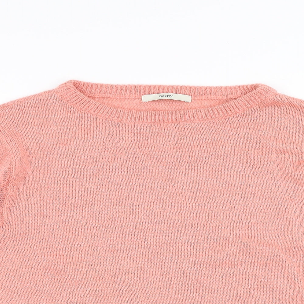 George Womens Pink   Pullover Jumper Size 14