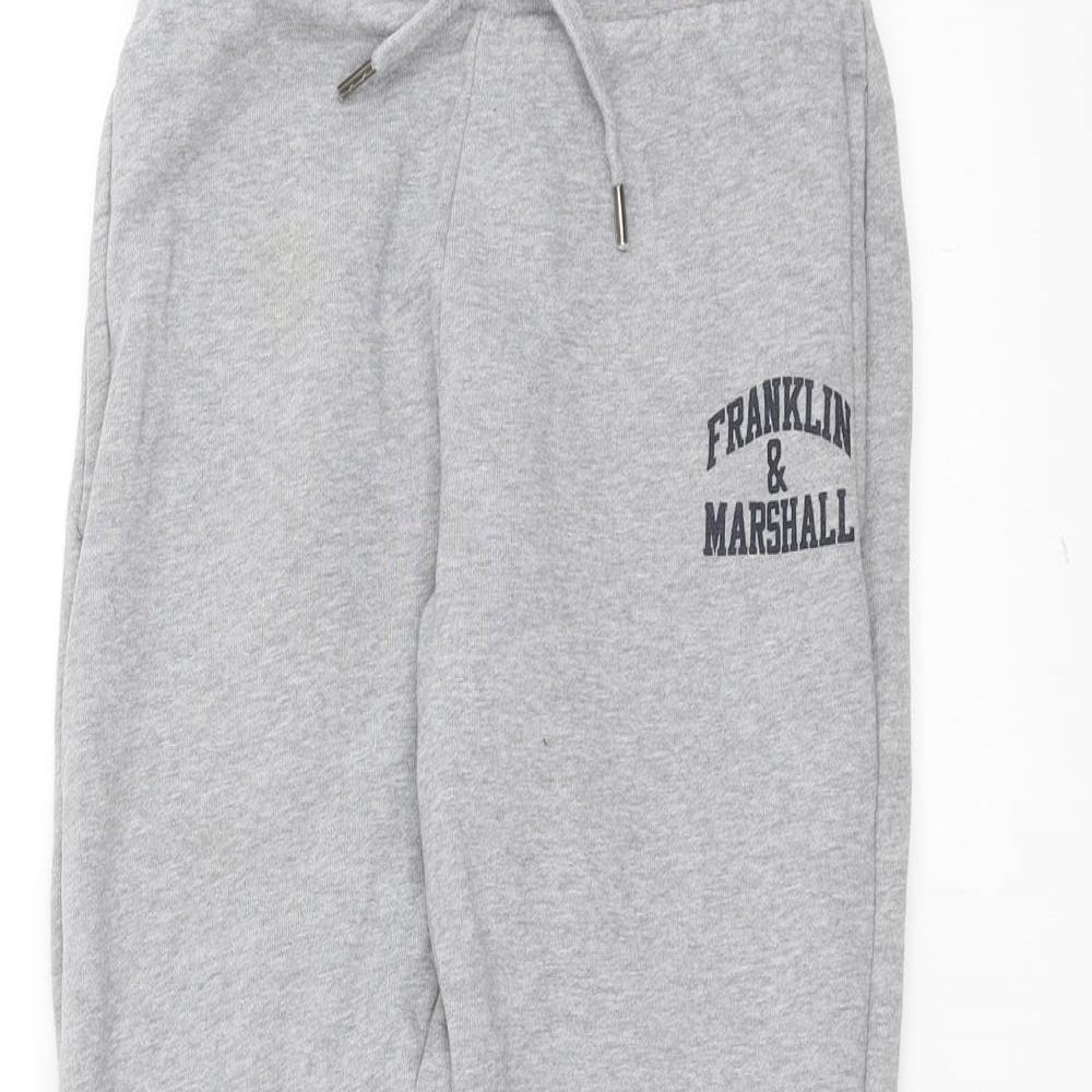 Franklin & Marshall Boys Grey   Jogger Trousers Size 7-8 Years