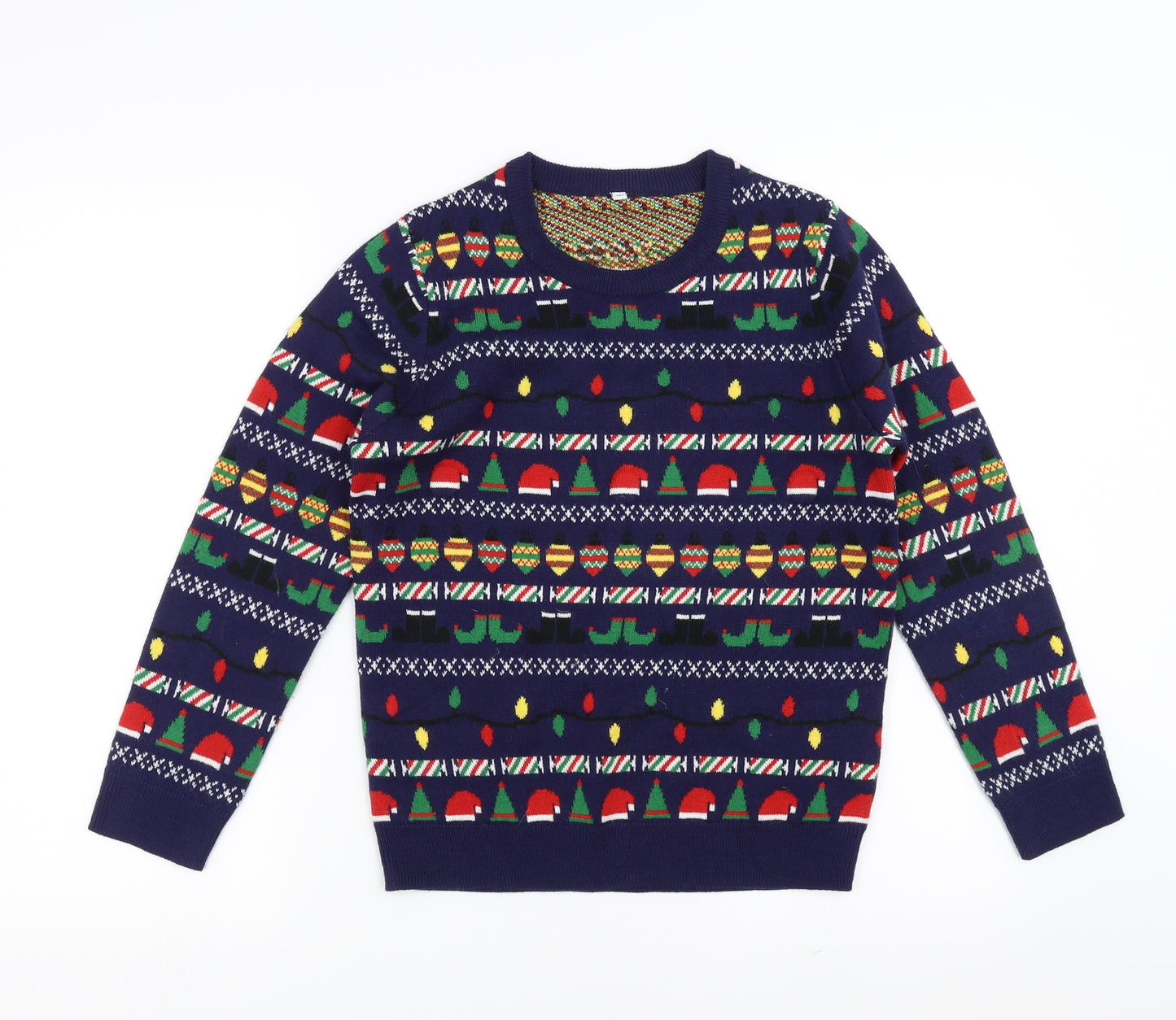 Marks and Spencer Boys Blue   Pullover Jumper Size 11-12 Years  - Christmas  Jumper