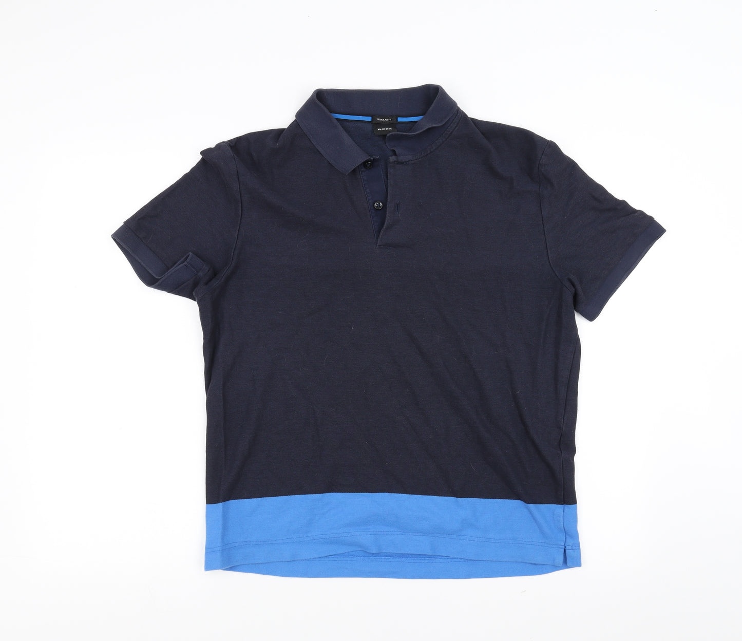Boss Mens Blue    Polo Size L