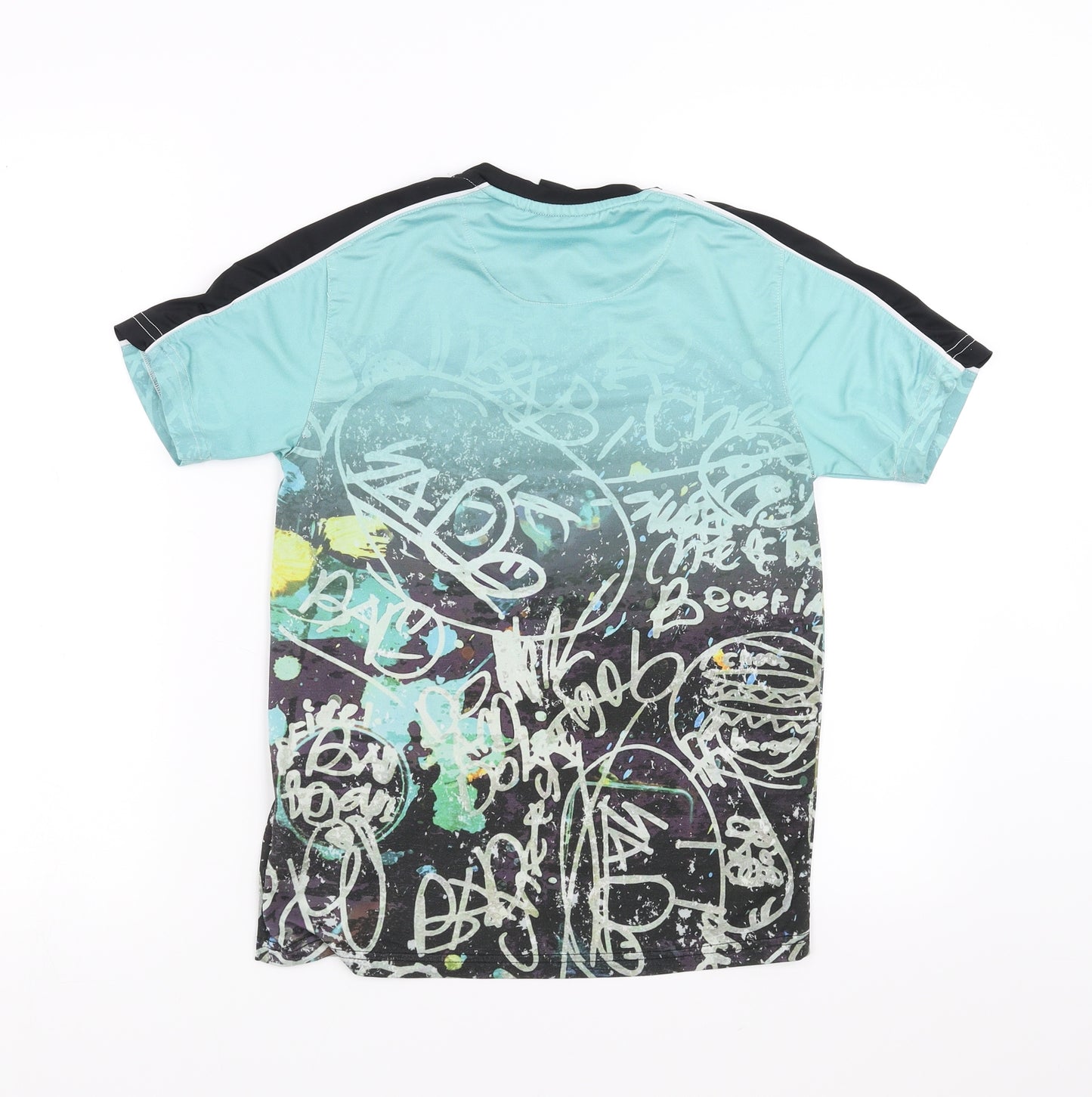 Sonneti Boys Blue   Basic T-Shirt Size 10-11 Years  - Graffiti Print