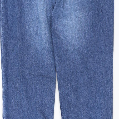 H&M Womens Blue  Denim Skinny Jeans Size 14 L30 in
