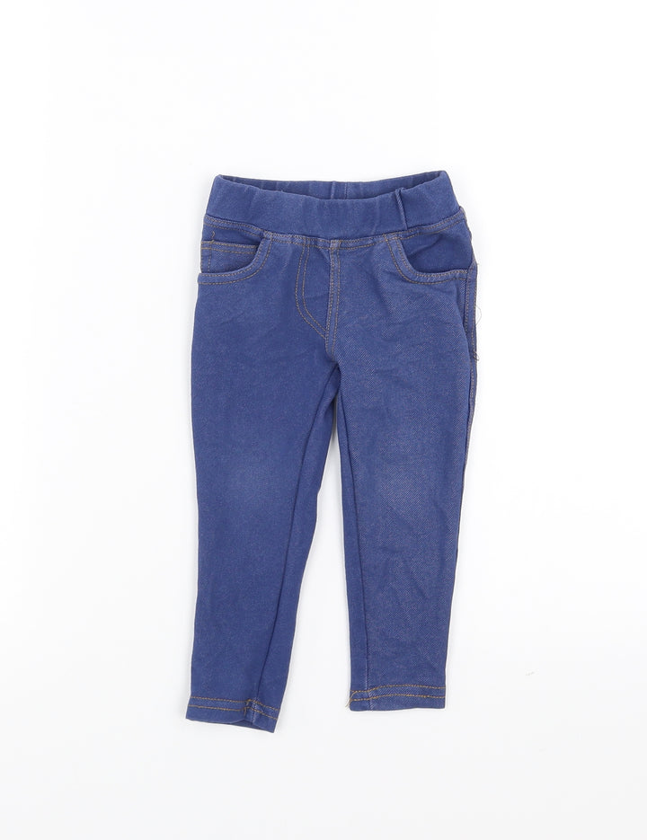 Young Dimension Girls Blue  Denim  Jeans Size 18-24 Months  - leggings