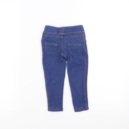 Young Dimension Girls Blue  Denim  Jeans Size 18-24 Months  - leggings