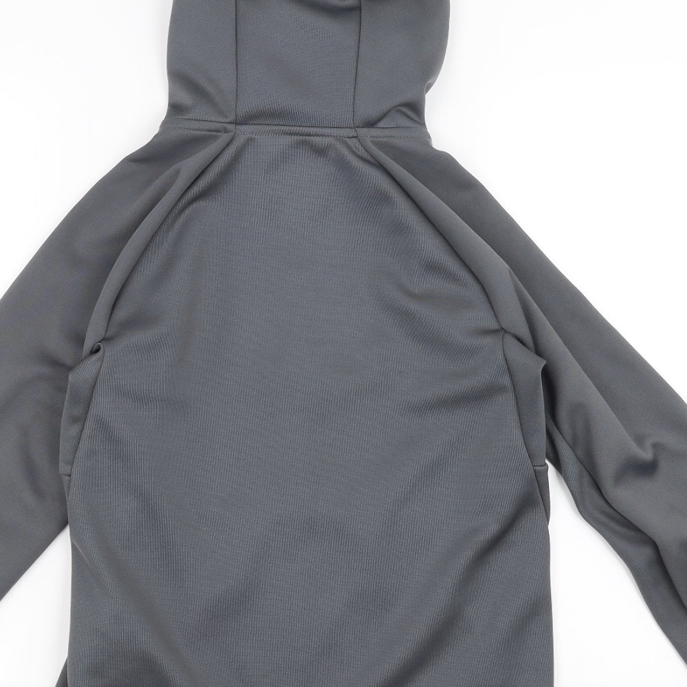Nike Boys Grey   Full Zip Hoodie Size 10-11 Years