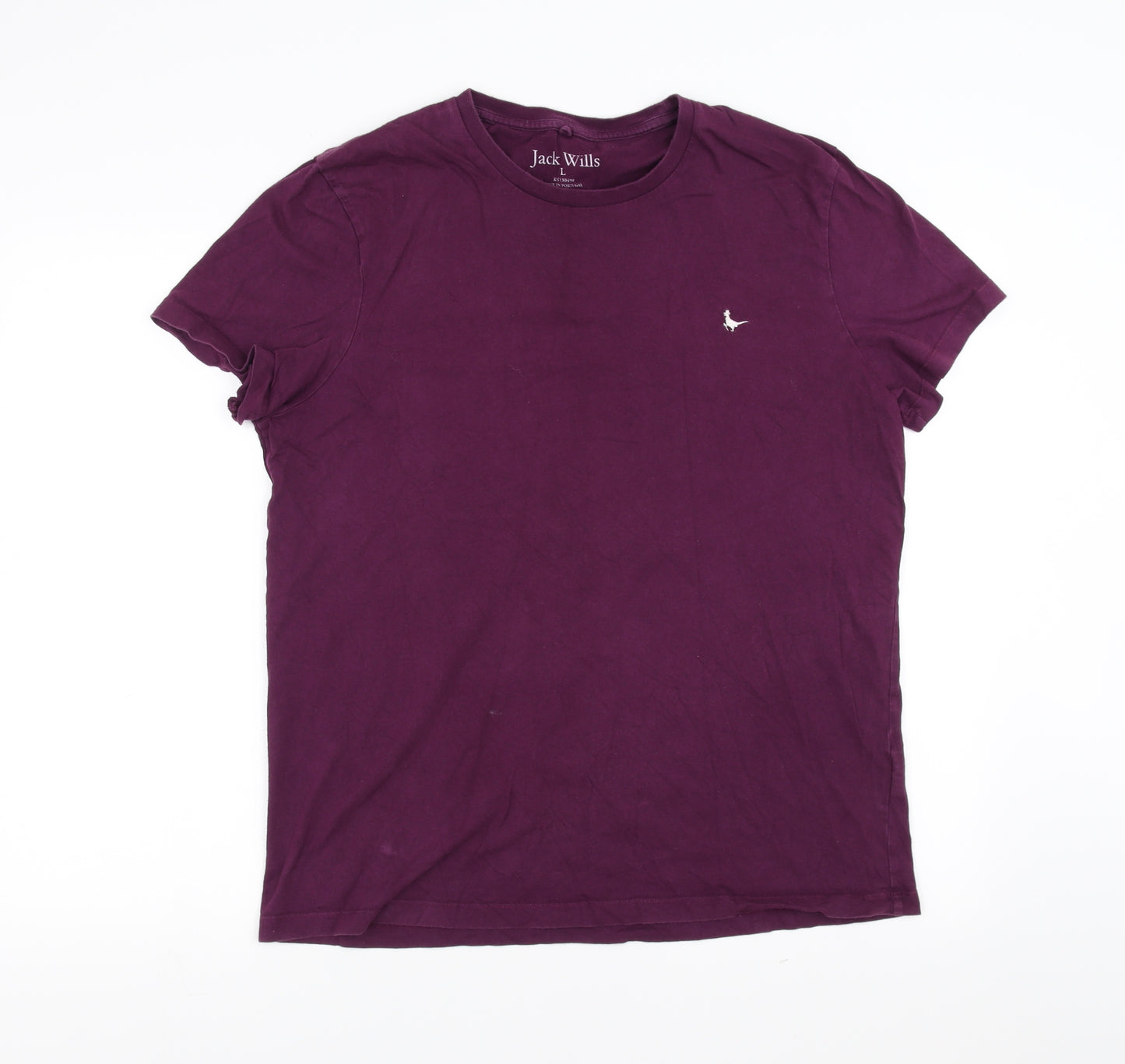 Jack Wills Mens Purple    T-Shirt Size L