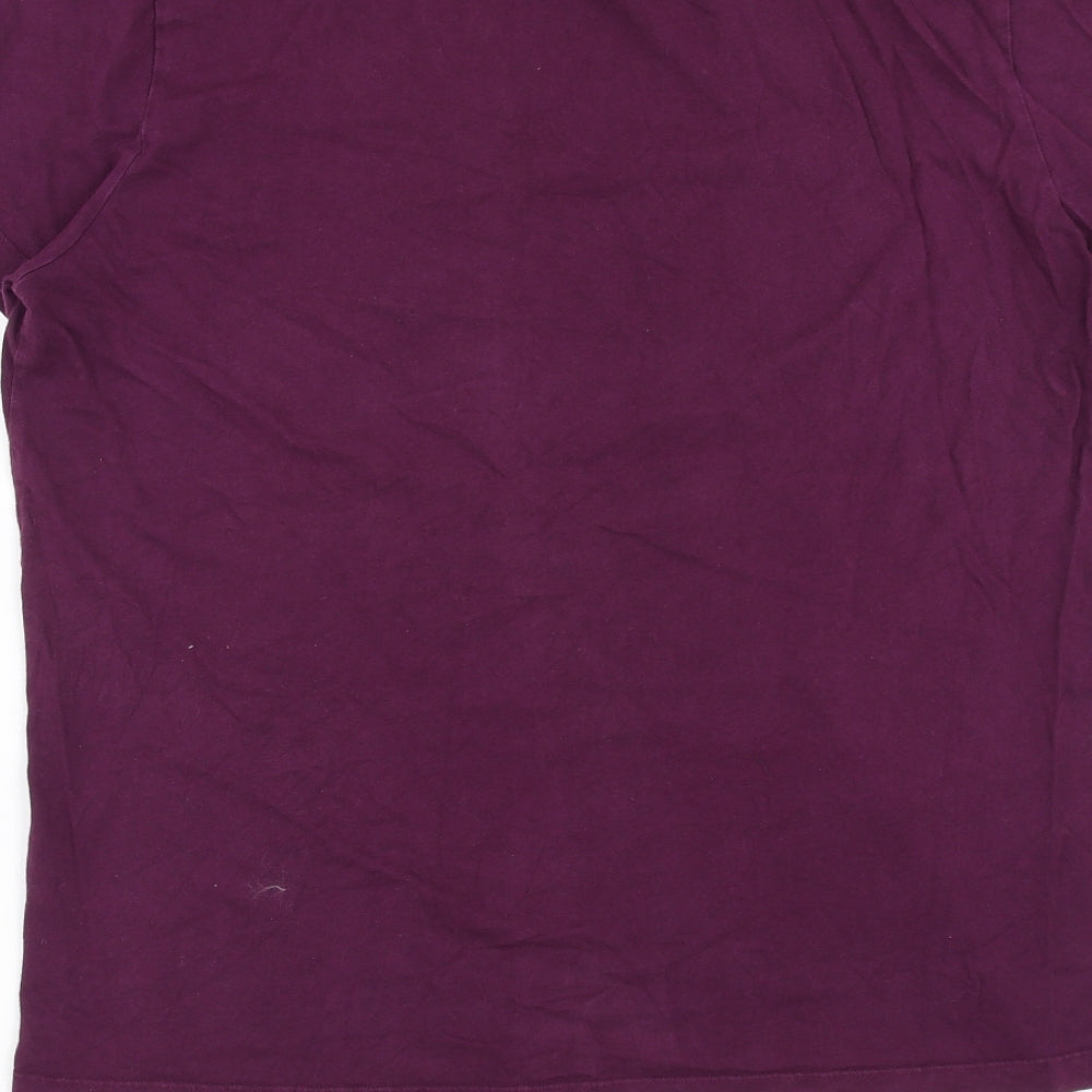 Jack Wills Mens Purple    T-Shirt Size L