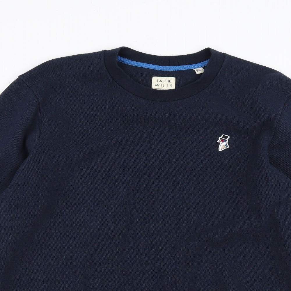 Jack Wills Mens Blue   Pullover Sweatshirt Size M