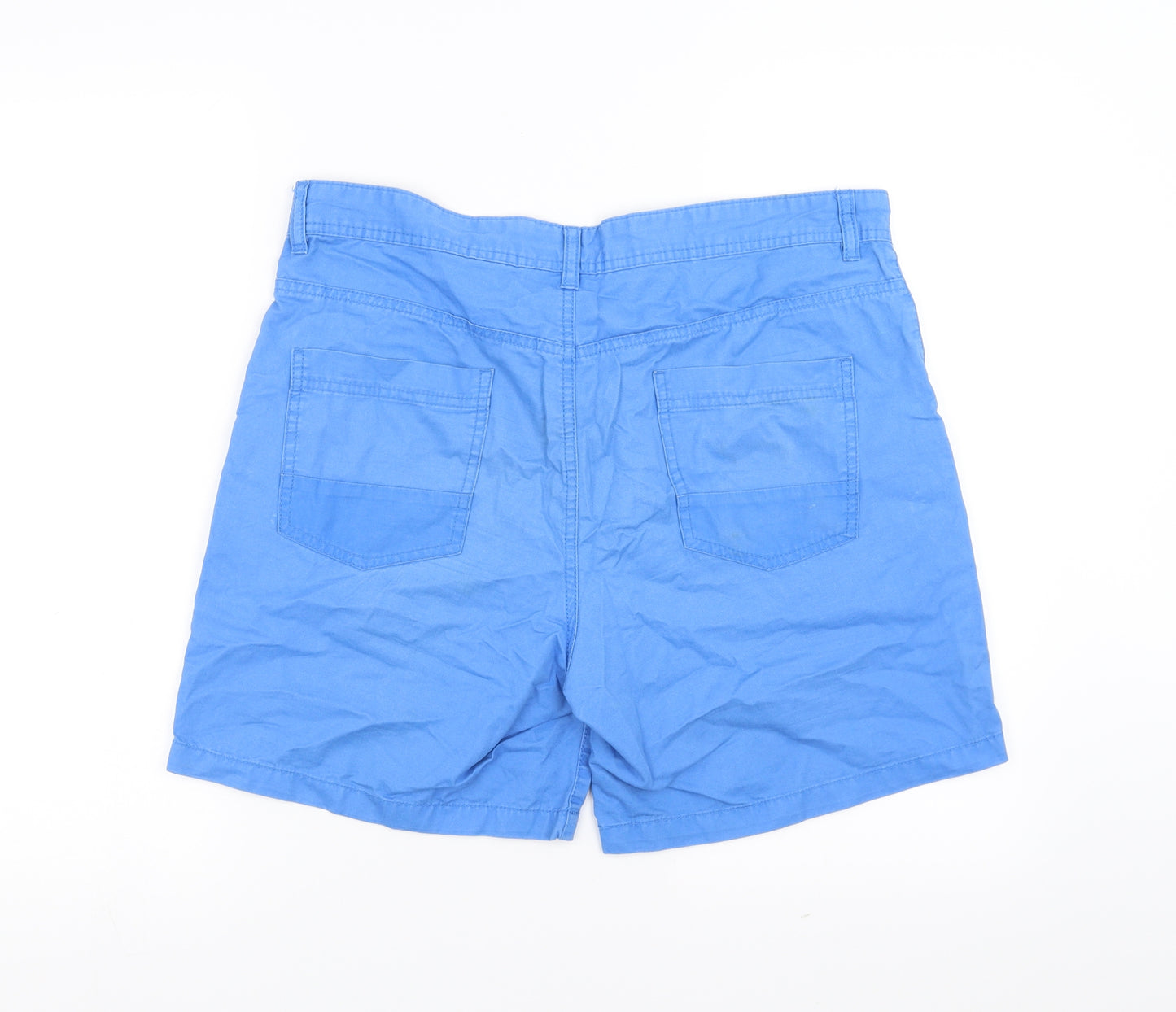 Easy Mens Blue   Chino Shorts Size 34 in