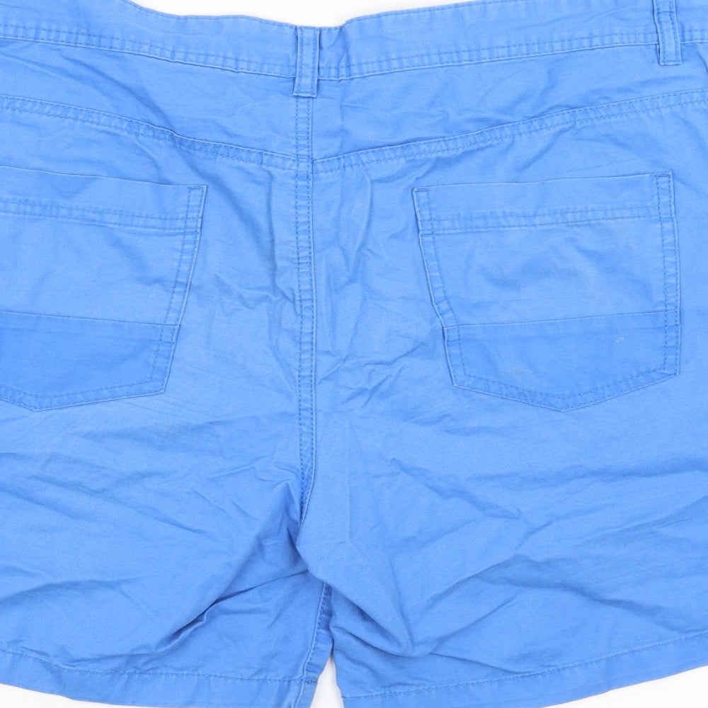 Easy Mens Blue   Chino Shorts Size 34 in