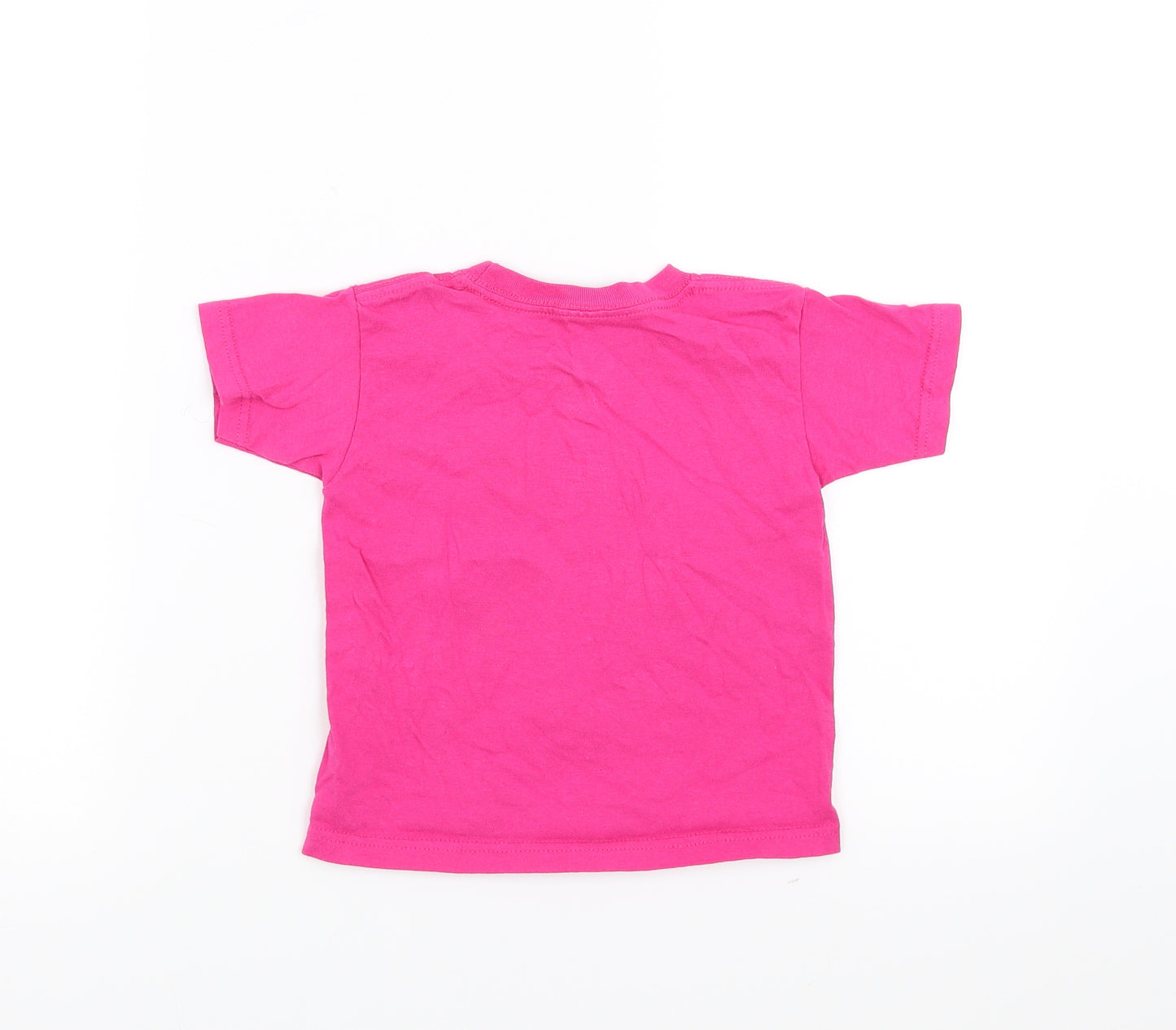 tropical relax Girls Pink   Basic T-Shirt Size 2 Years  - cancun