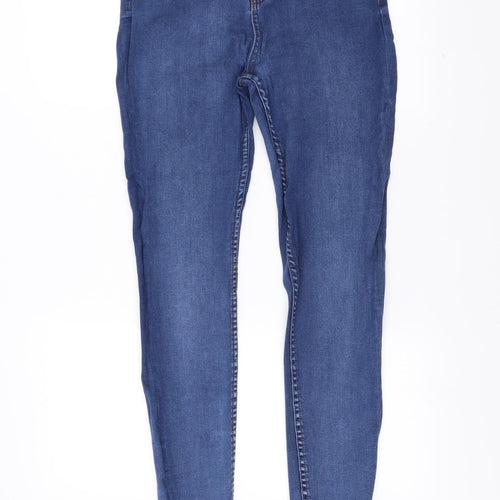 New Look Womens Blue  Denim Skinny Jeans Size 14 L31 in