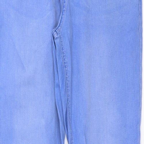 New Look Womens Blue  Denim Skinny Jeans Size 14 L31 in