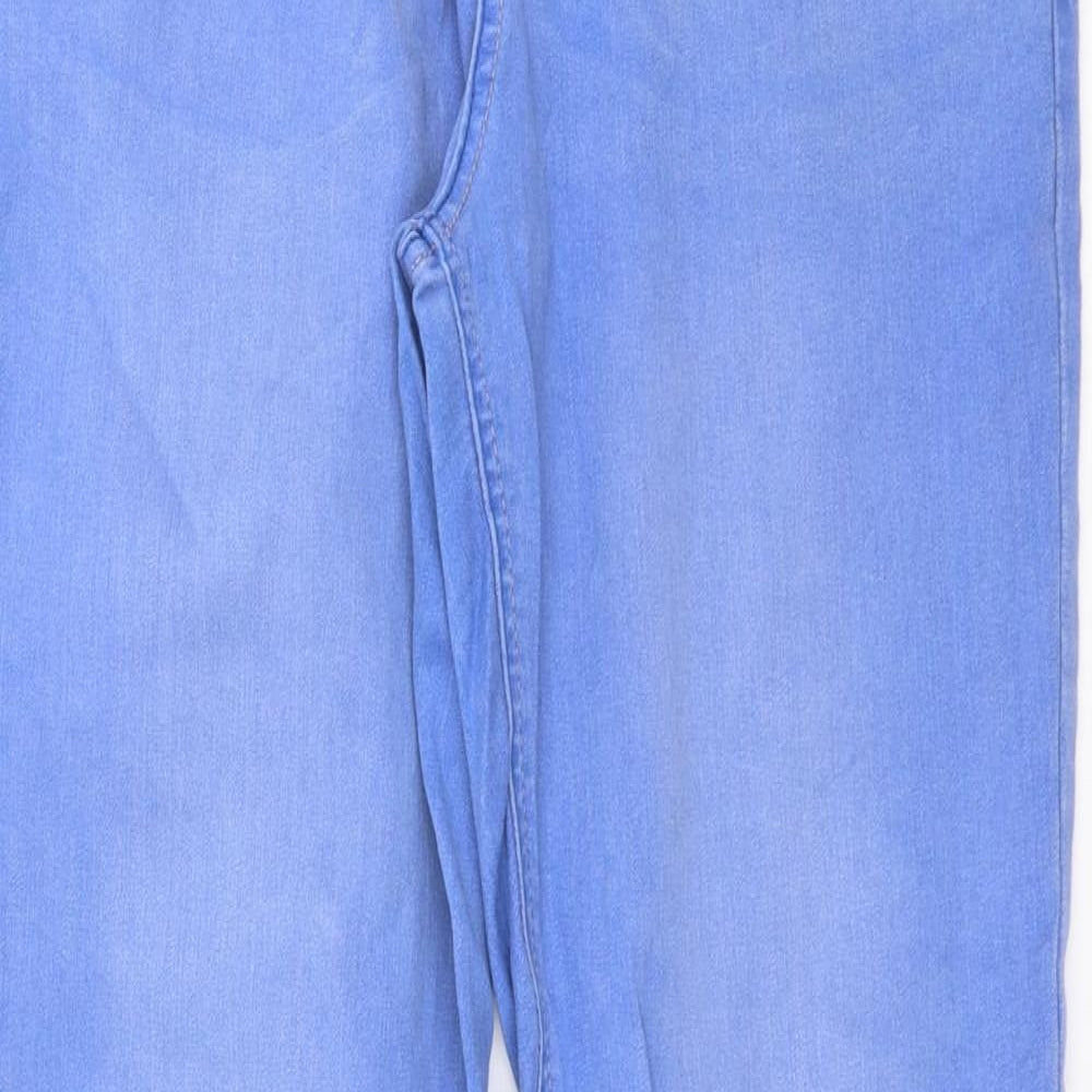 New Look Womens Blue  Denim Skinny Jeans Size 14 L31 in