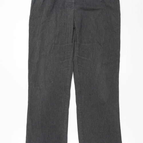 George Womens Grey   Trousers  Size 12 L30 in