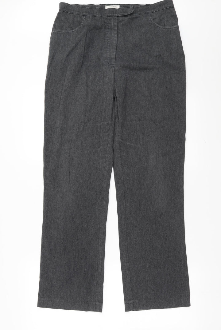 George Womens Grey Trousers Size 12 L30 in