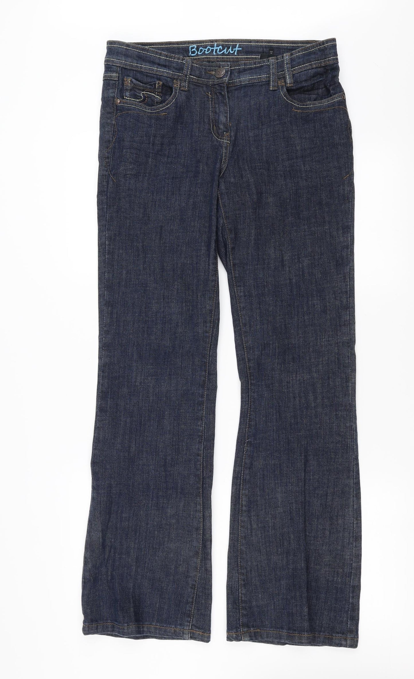 NEXT Womens Blue  Denim Bootcut Jeans Size 12 L31 in