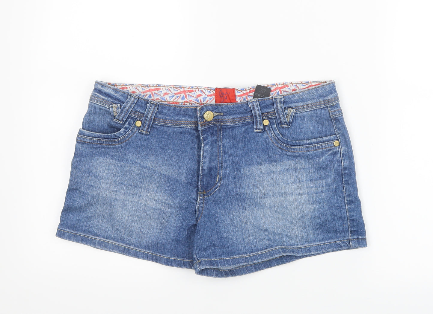 NEXT Womens Blue  Denim Boyfriend Shorts Size 12