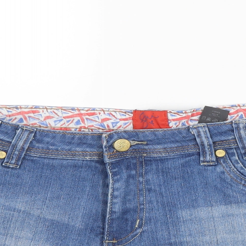 NEXT Womens Blue  Denim Boyfriend Shorts Size 12