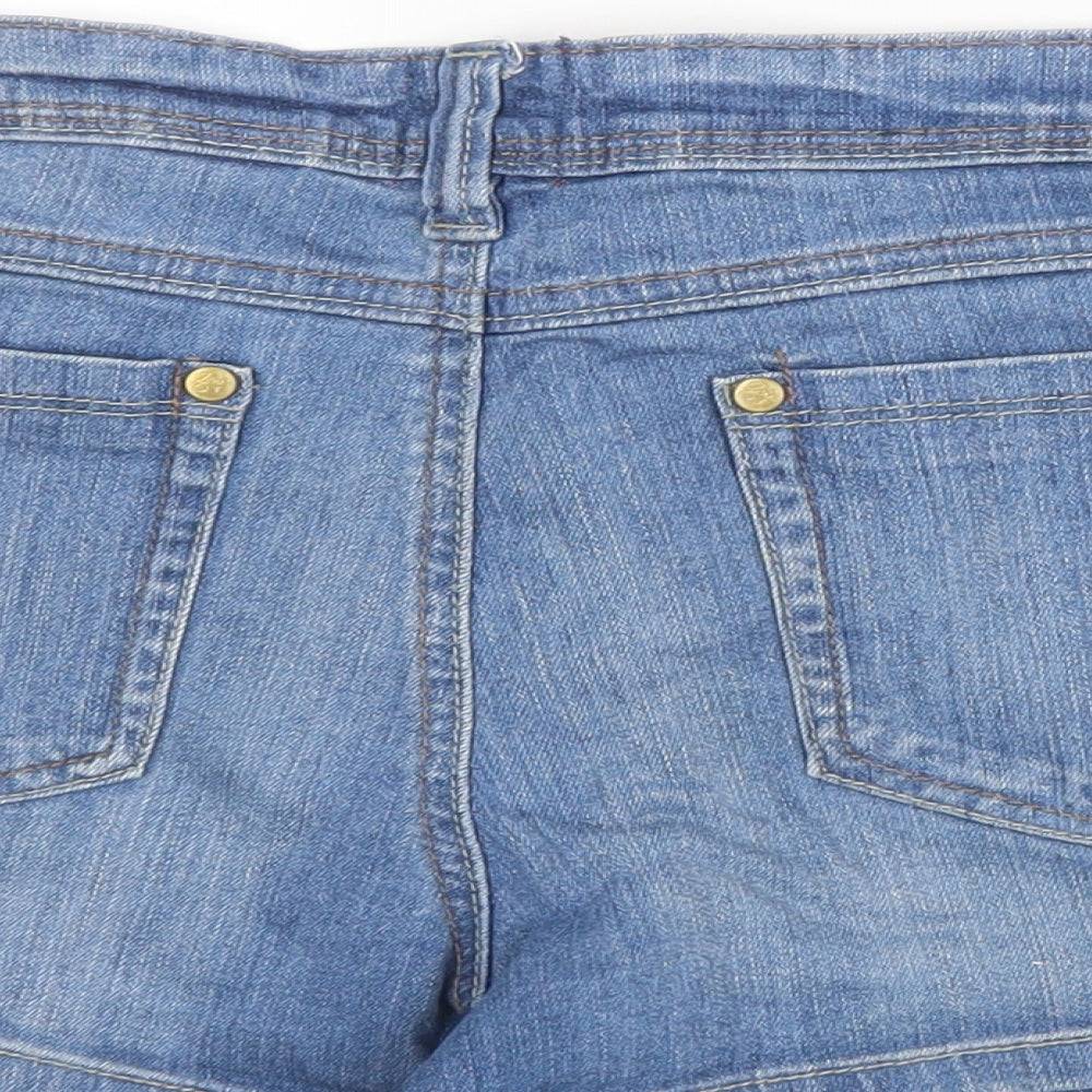 NEXT Womens Blue  Denim Boyfriend Shorts Size 12