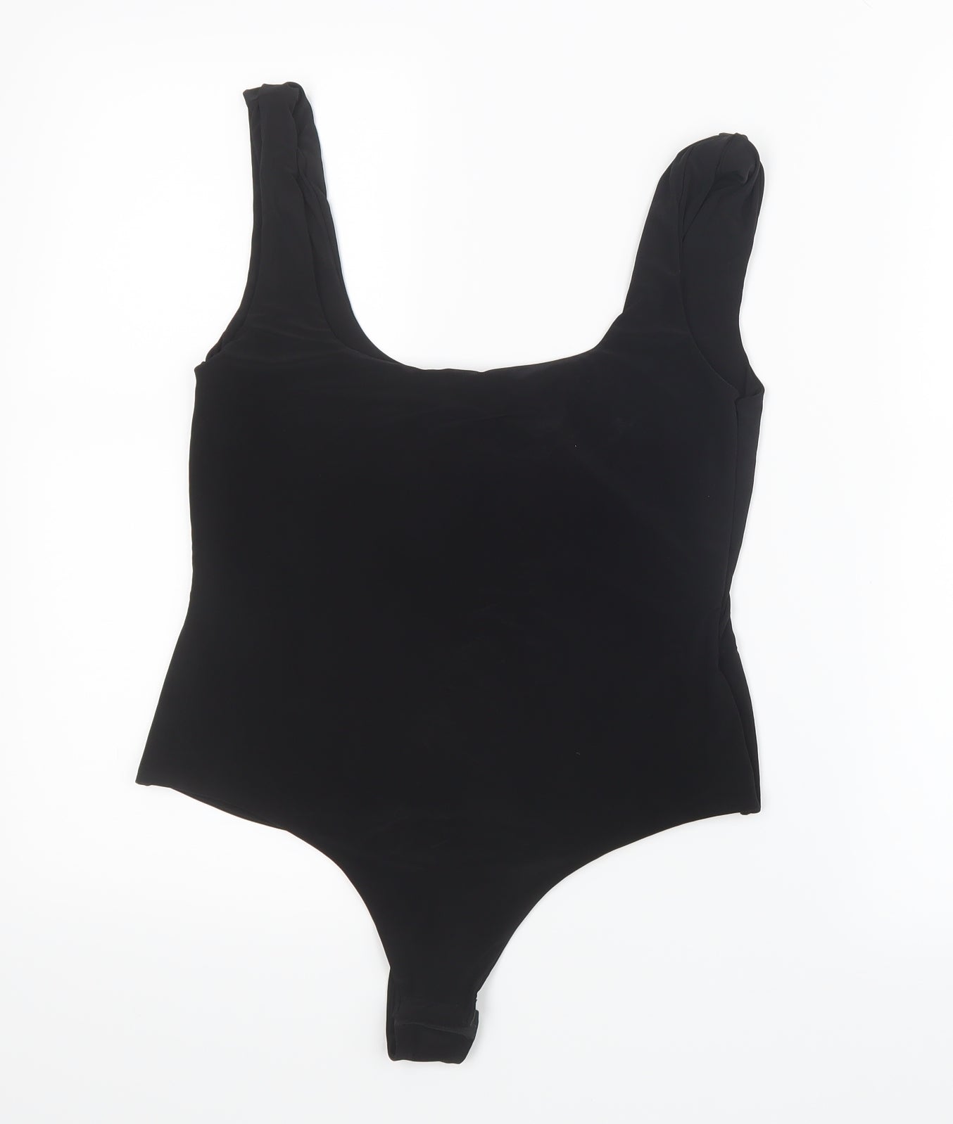 PRETTYLITTLETHING Womens Black   Bodysuit One-Piece Size 12