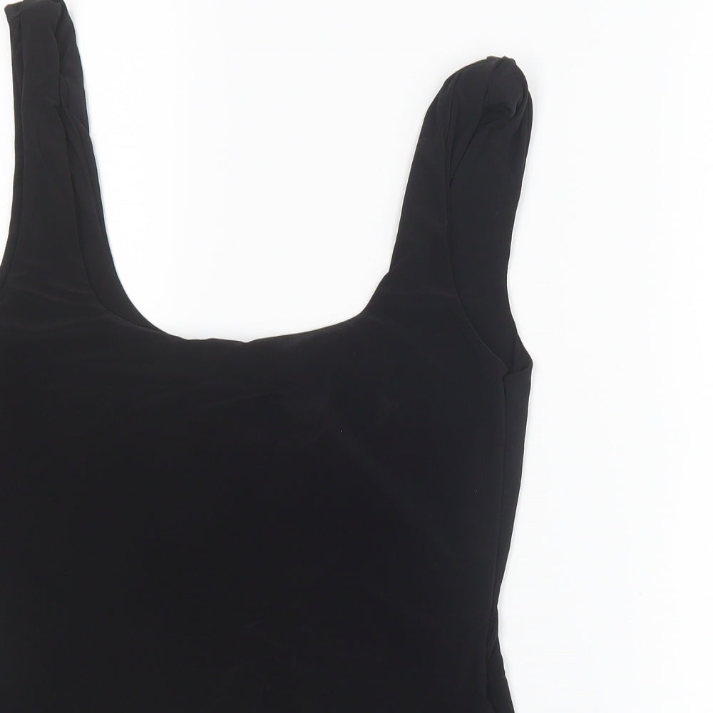 PRETTYLITTLETHING Womens Black   Bodysuit One-Piece Size 12