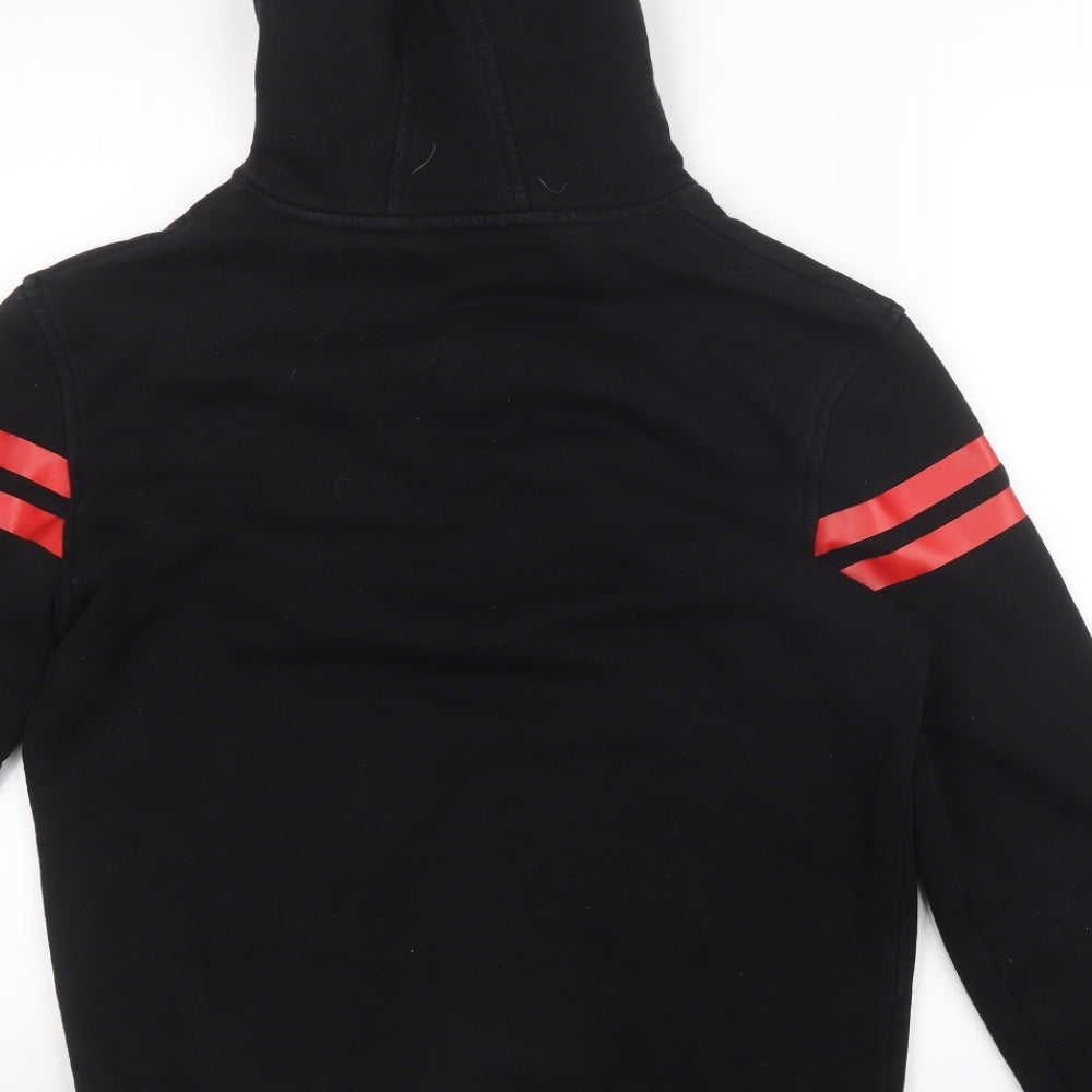 Alessandro Mens Black   Pullover Hoodie Size S