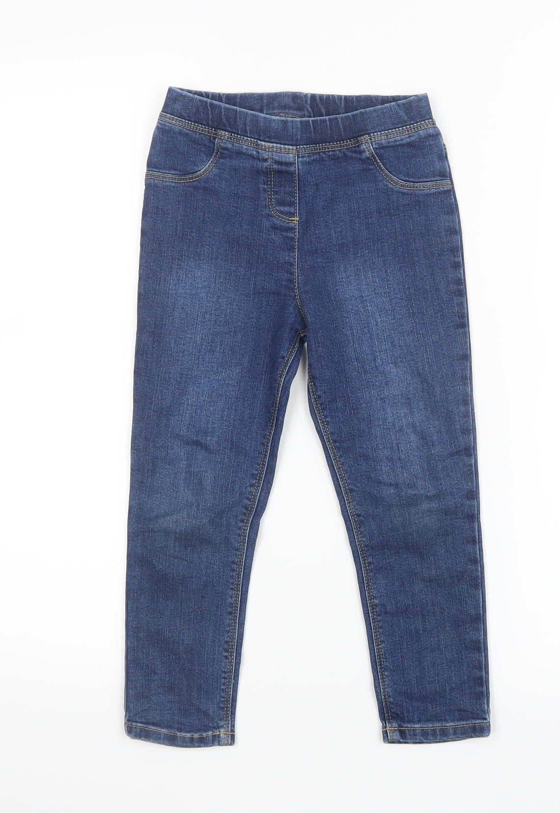 Nutmeg Boys Blue  Denim Straight Jeans Size 4-5 Years