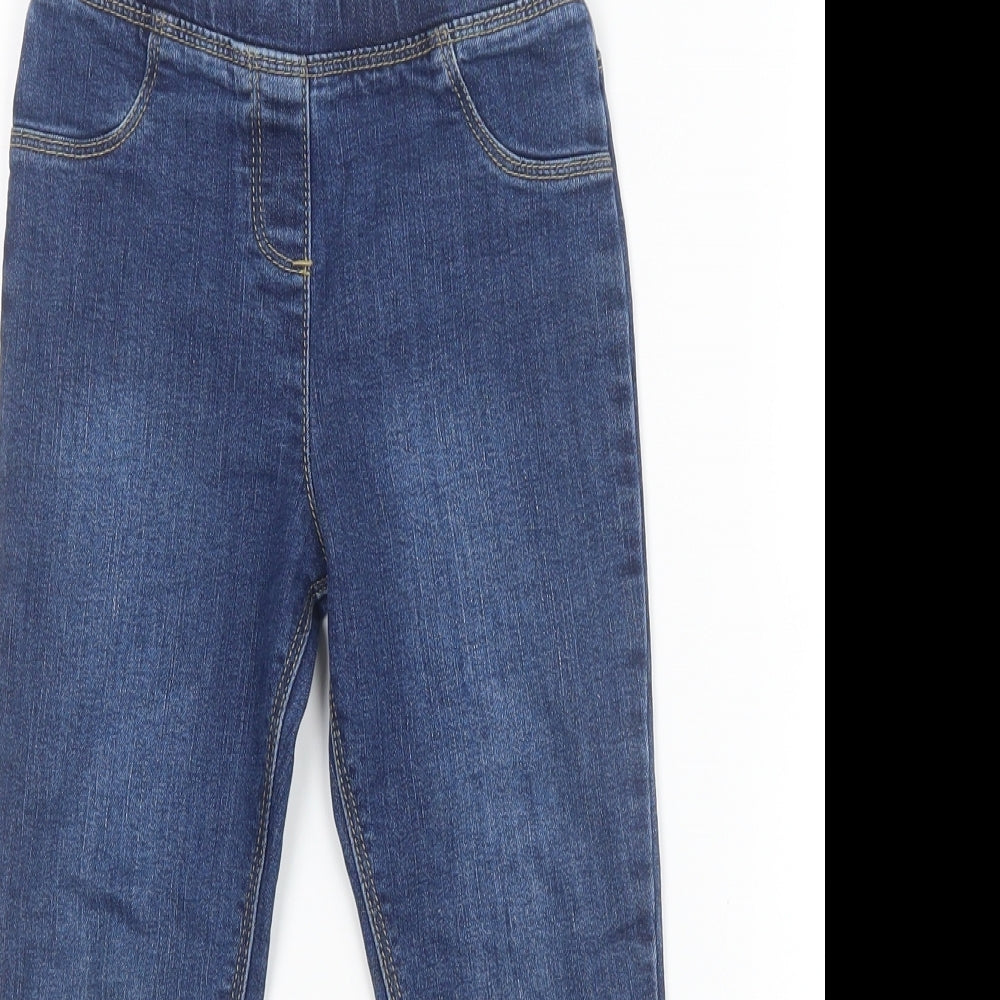 Nutmeg Boys Blue  Denim Straight Jeans Size 4-5 Years