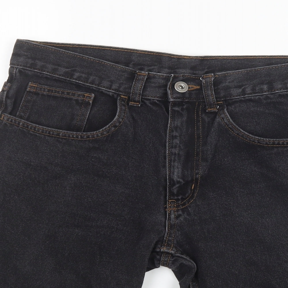 George Mens Blue  Denim Cargo Shorts Size 30 in