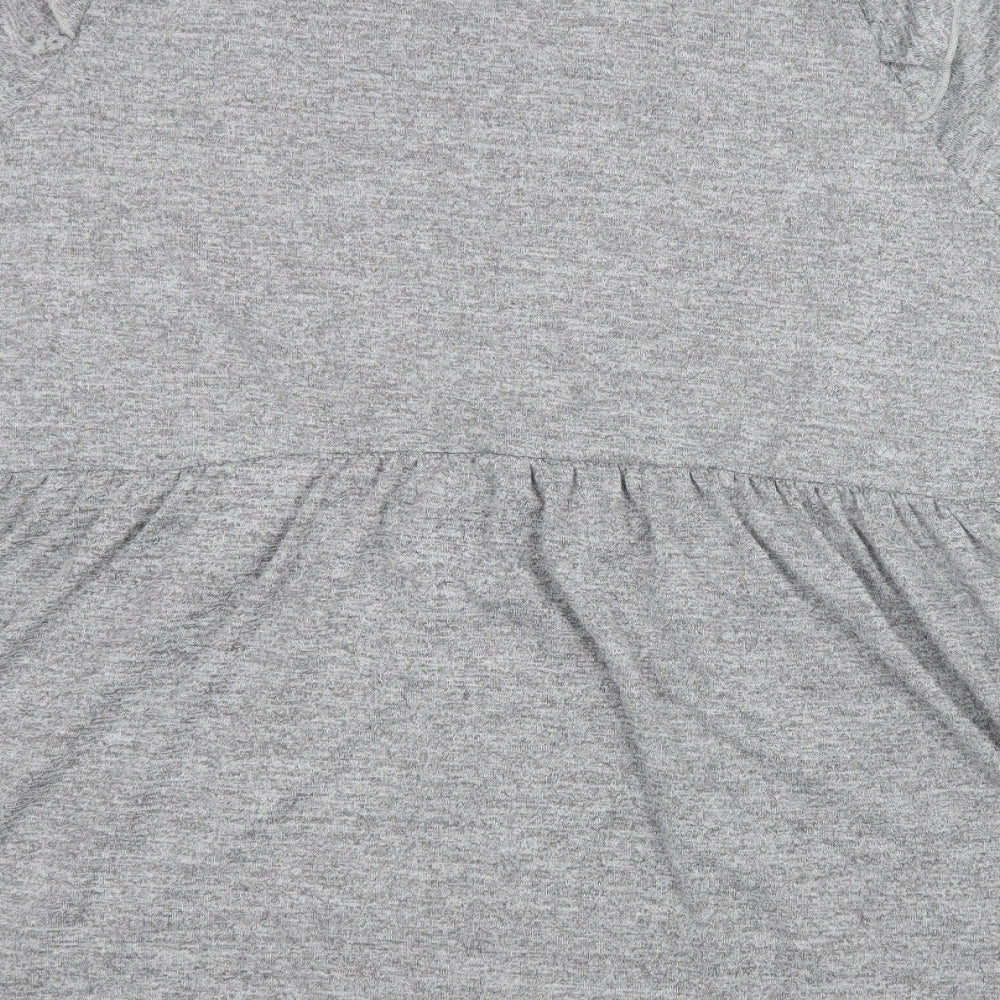Yours Womens Grey   Basic T-Shirt Size 26