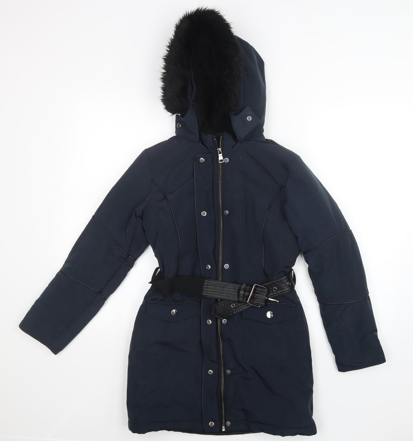 River Island Girls Blue   Jacket Coat Size 12 Years