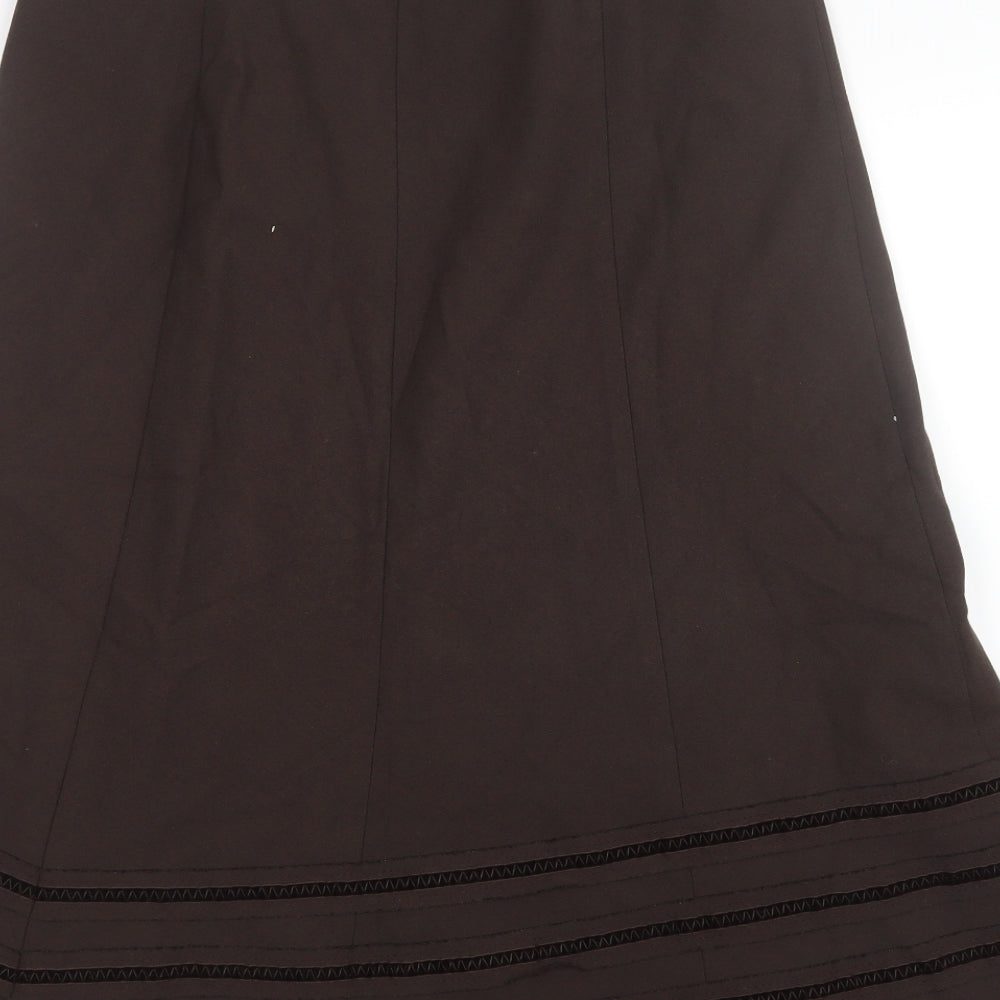 Marks and Spencer Womens Brown   A-Line Skirt Size 12