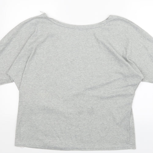 Preworn Womens Grey   Basic T-Shirt Size 4XL