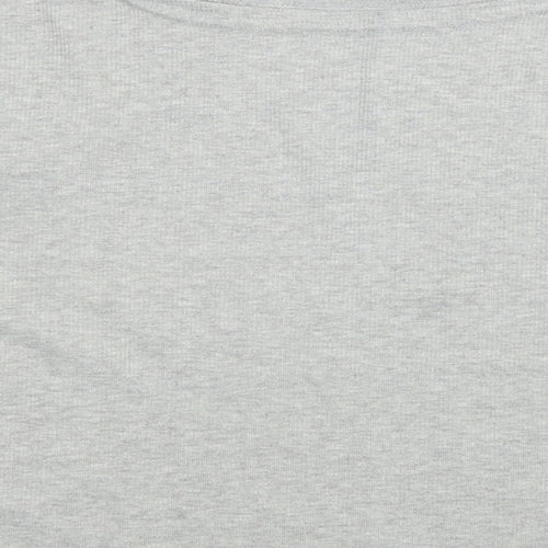 Preworn Womens Grey   Basic T-Shirt Size 4XL