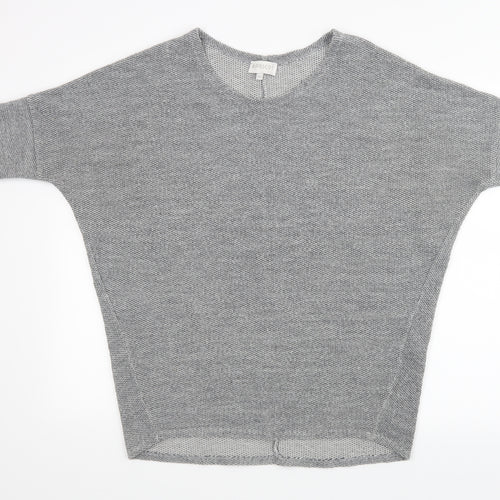 Apricot Womens Grey  Knit Pullover Jumper Size M