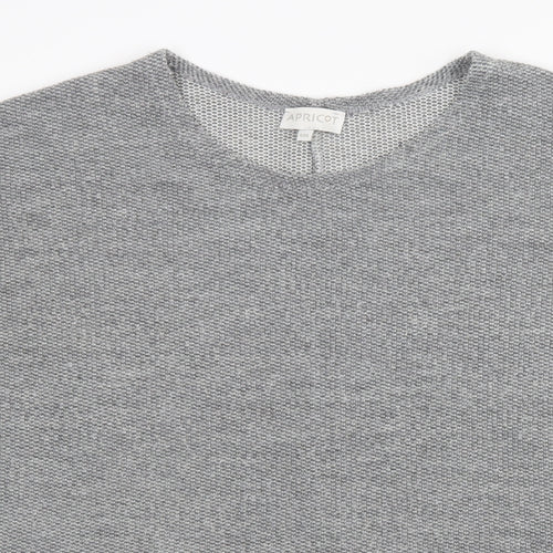 Apricot Womens Grey  Knit Pullover Jumper Size M