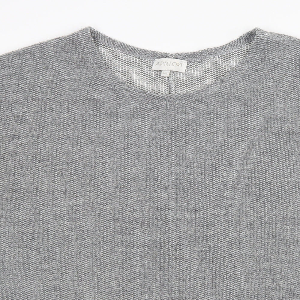 Apricot Womens Grey  Knit Pullover Jumper Size M