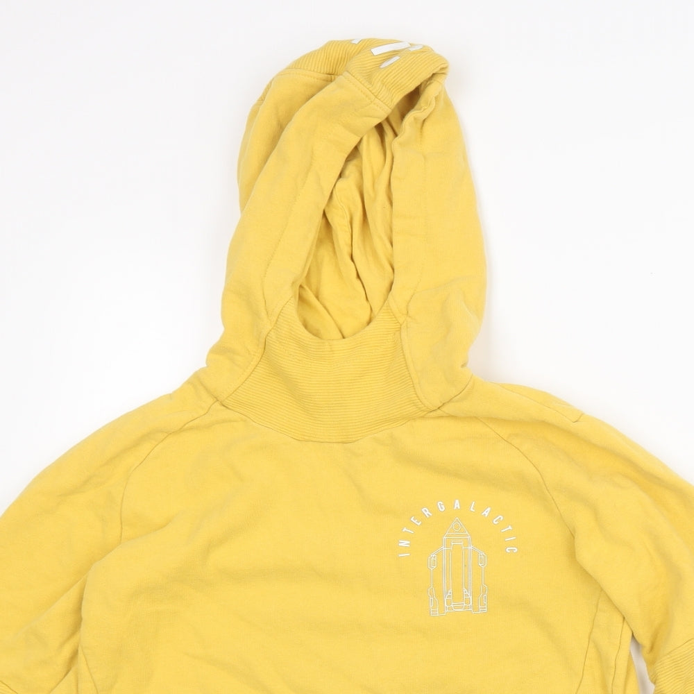 Nutmeg Boys Yellow   Pullover Hoodie Size 13-14 Years