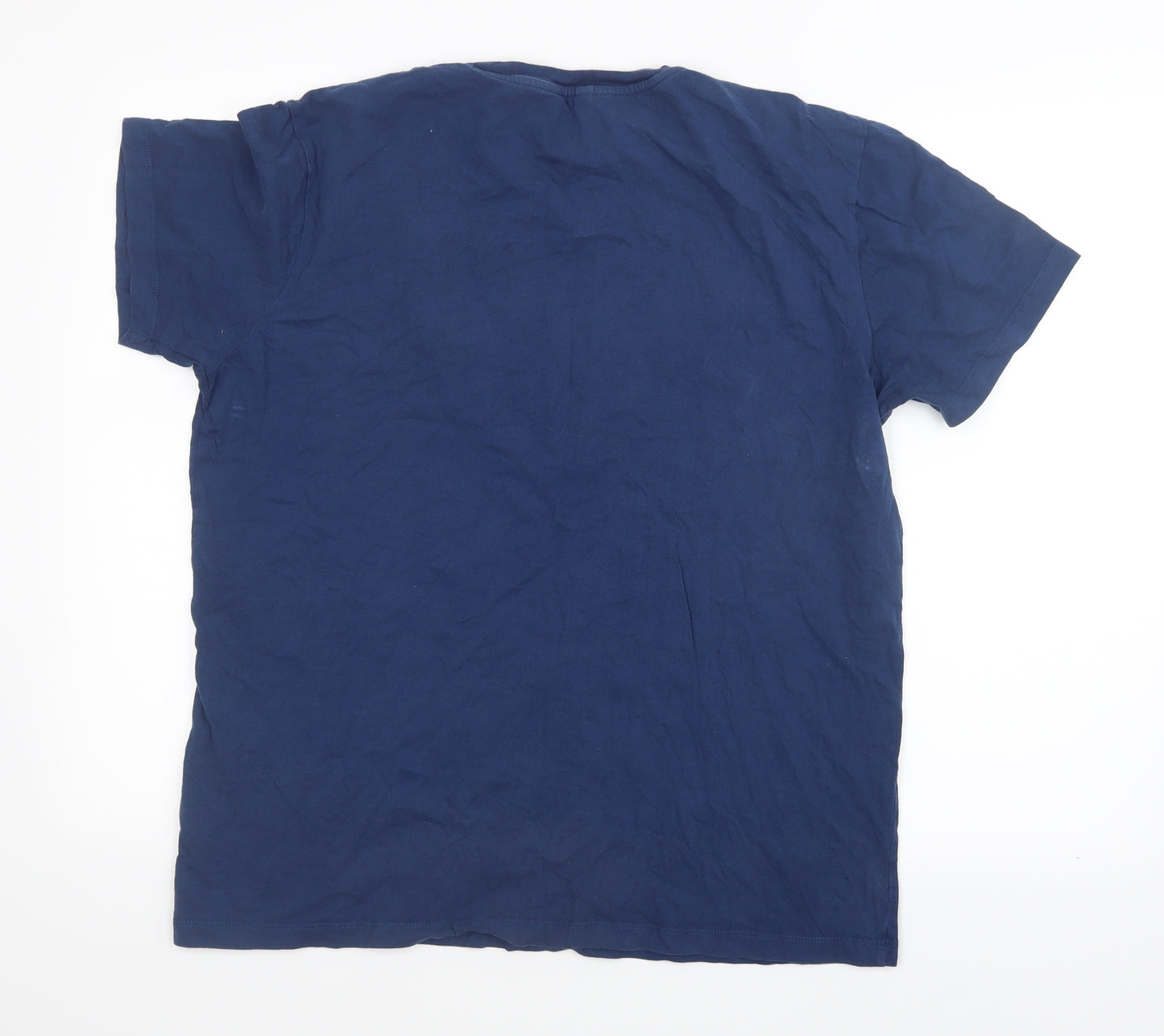 ARMANI Mens Blue    T-Shirt Size L